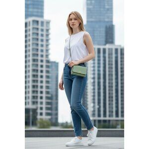 Forever Young Crossbody in Sage Green